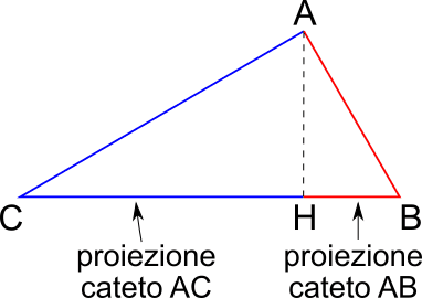 proiezioni cateti